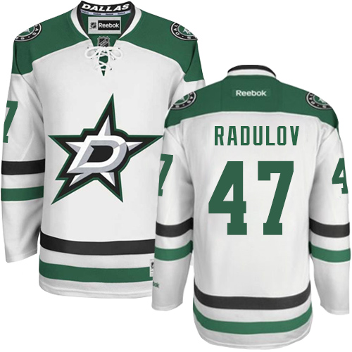 Herren Dallas Stars Eishockey Trikot Alexander Radulov #47 Reebok Weiß Auswärts